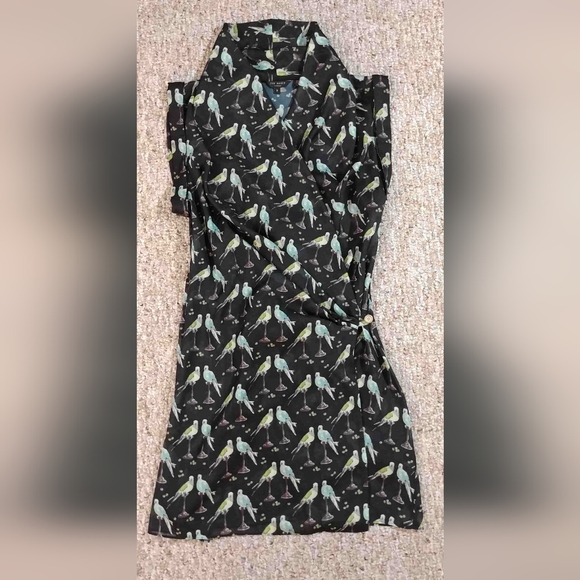 Ted Baker budgies wrap dress - Picture 7 of 12